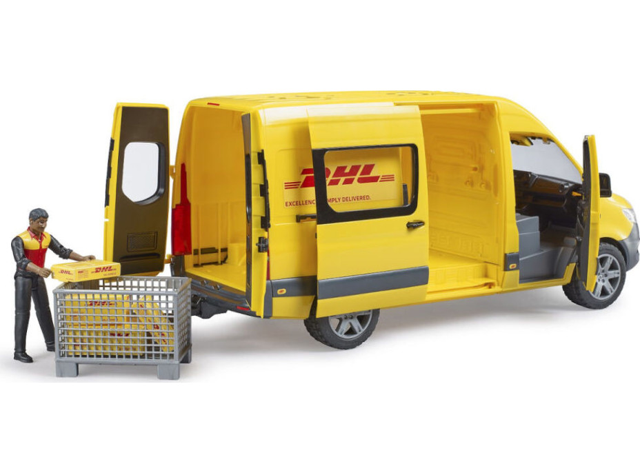 Bruder Mercedes-Benz Sprinter DHL s vodičom