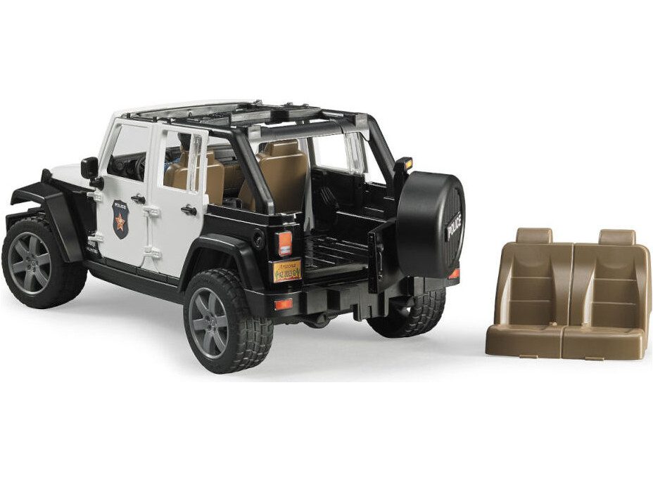 Bruder Jeep Wrangler Rubicon Polícia