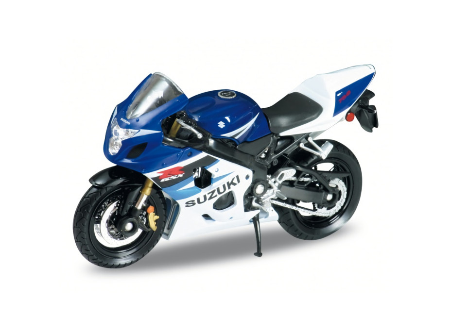 Welly Motocykel Suzuki GSX-R750 1:18 modrý