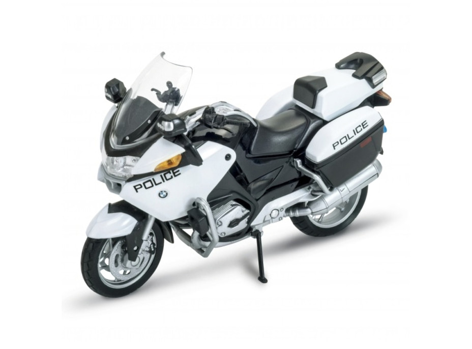 Welly Motocykel BMW R1200 RT 1:18 policajný biely