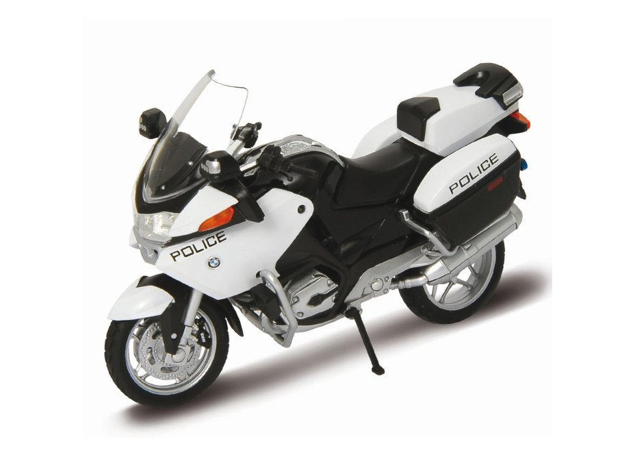 Welly Motocykel BMW R1200 RT 1:18 policajný biely