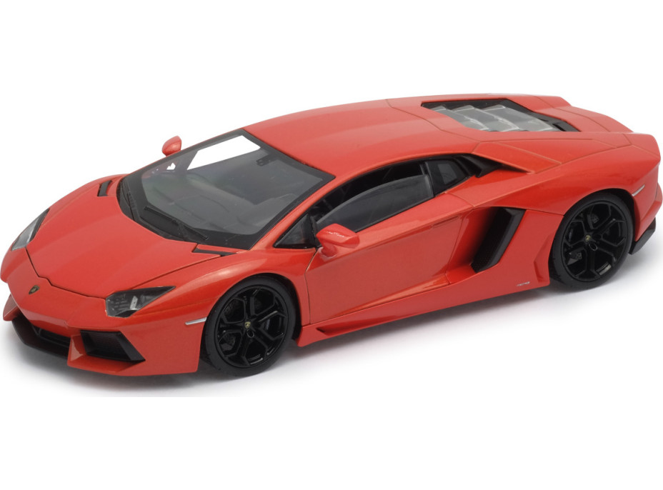 Welly Lamborghini Aventador Coupé 1:24 oranžová