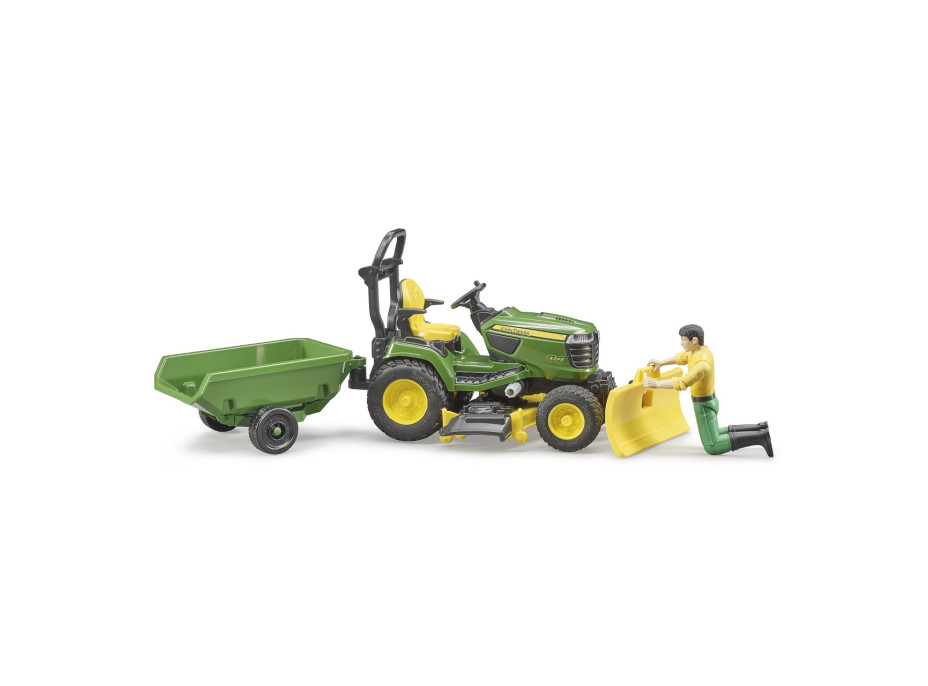 Bruder Záhradný traktor John Deere X949 so záhradníkom