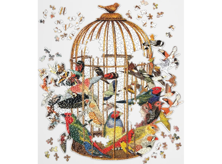 Galison Puzzle Kytica z vtákov 750 dielikov