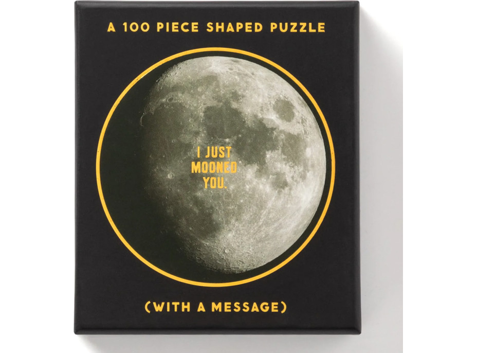 Galison Puzzle Snový Mesiac 100 dielikov