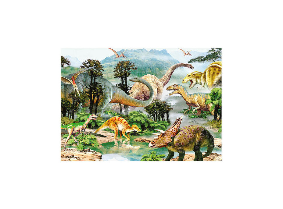 Dino Puzzle Život Dinosaurov 100 dielikov