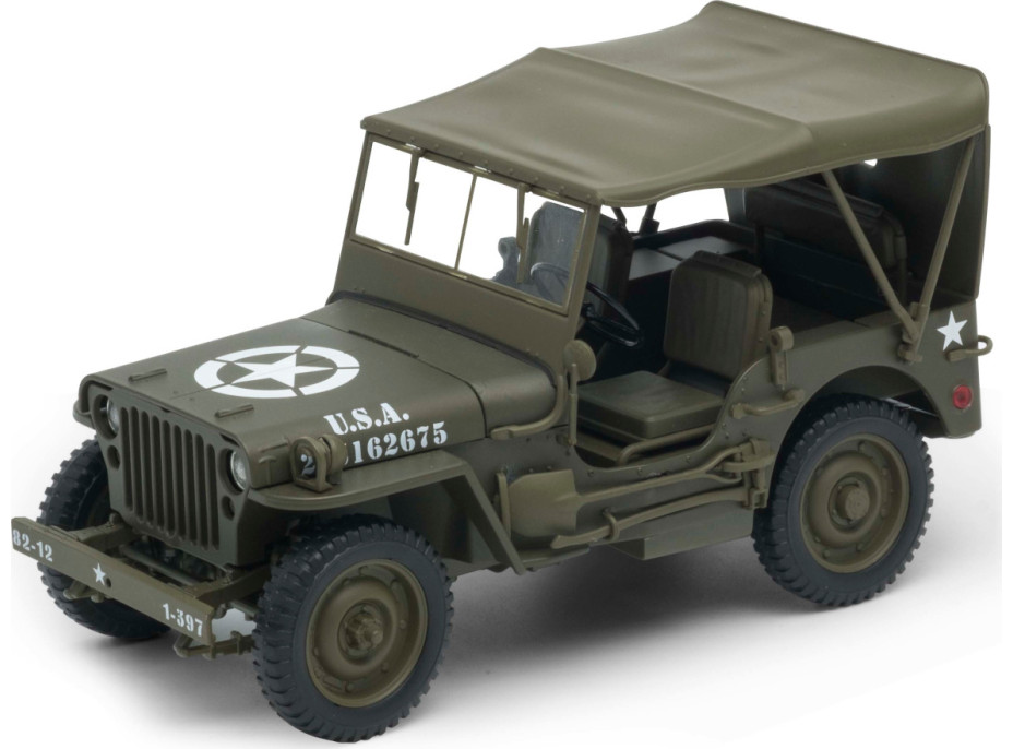 Welly Jeep Willys MB (1941) 1:18 so strechou