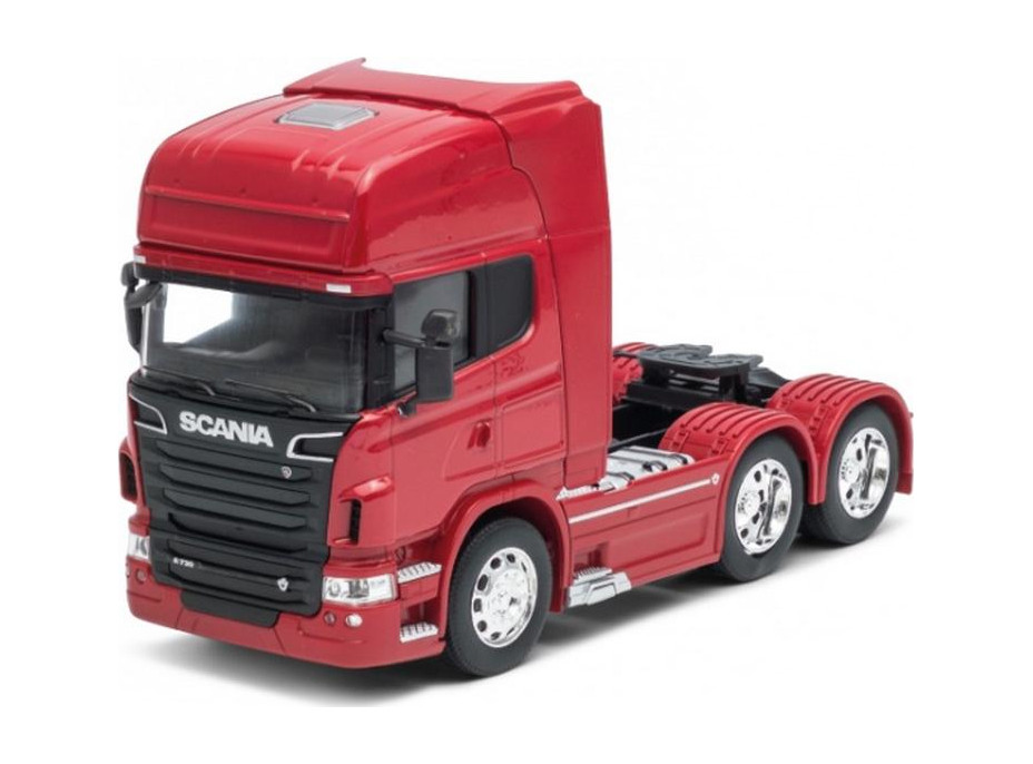 Welly Ťahač Scania V8 R730 1:32 červený