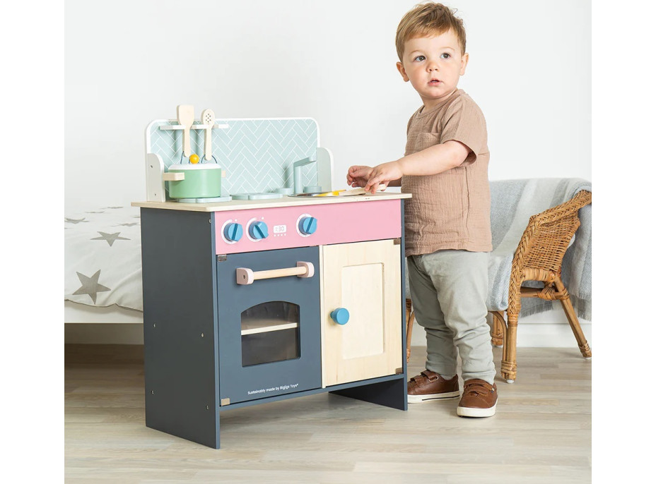 Bigjigs Toys Detská kuchynka v škandinávskom štýle
