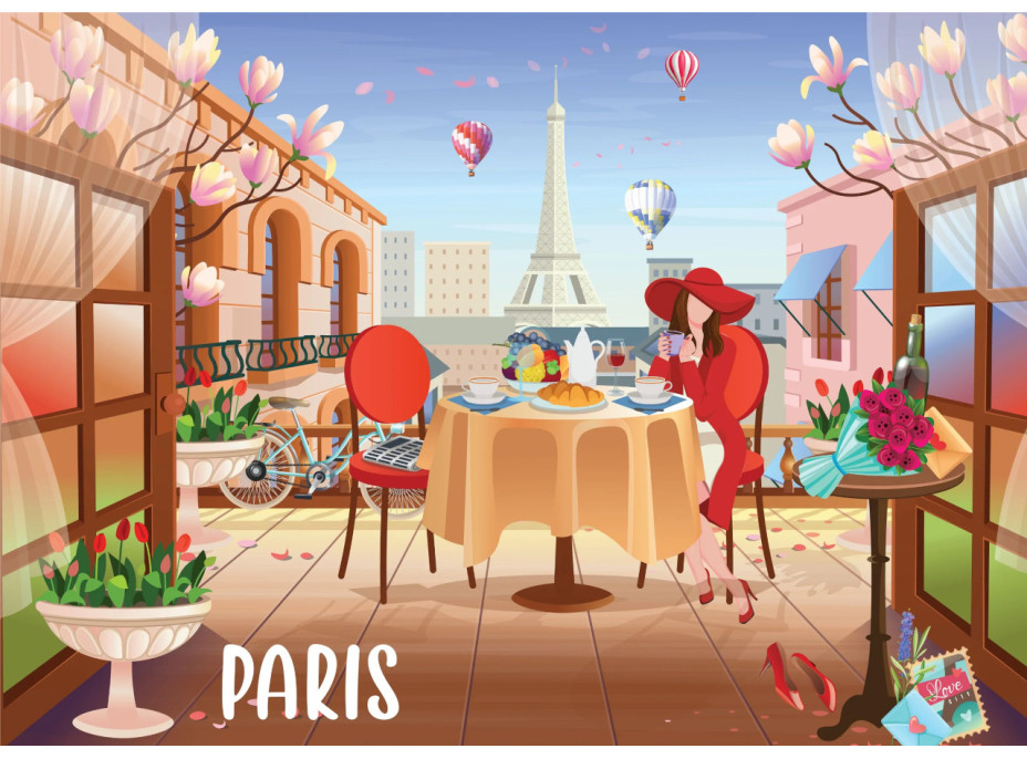 Brain Tree Puzzle Láska z Paríža 1000 dielikov