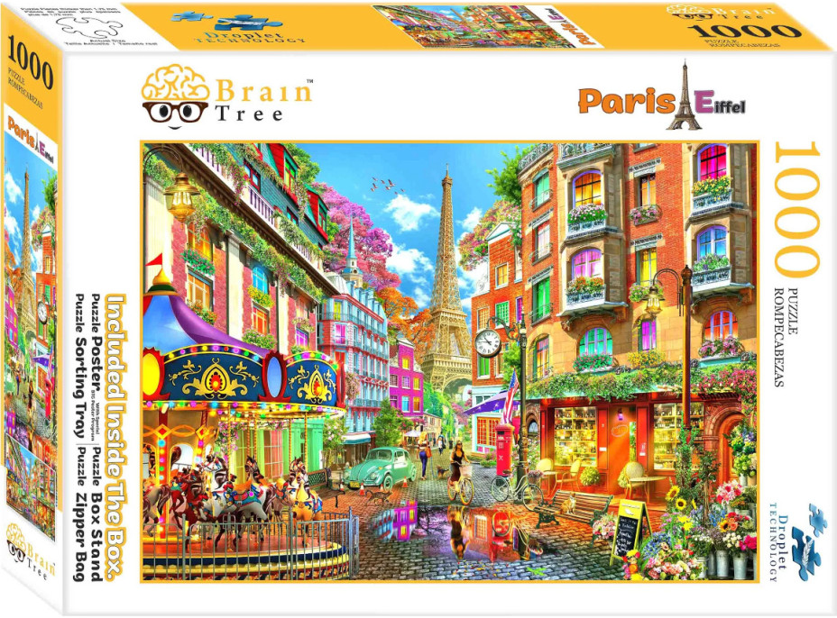 Brain Tree Puzzle Obrázok z Paríža 1000 dielikov