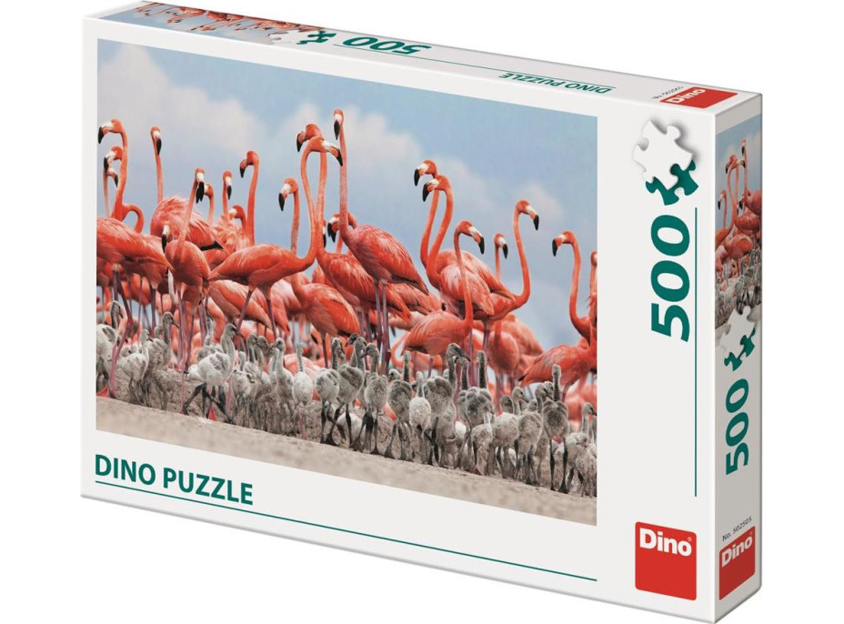 Dino Puzzle Plameniaky 500 dielikov