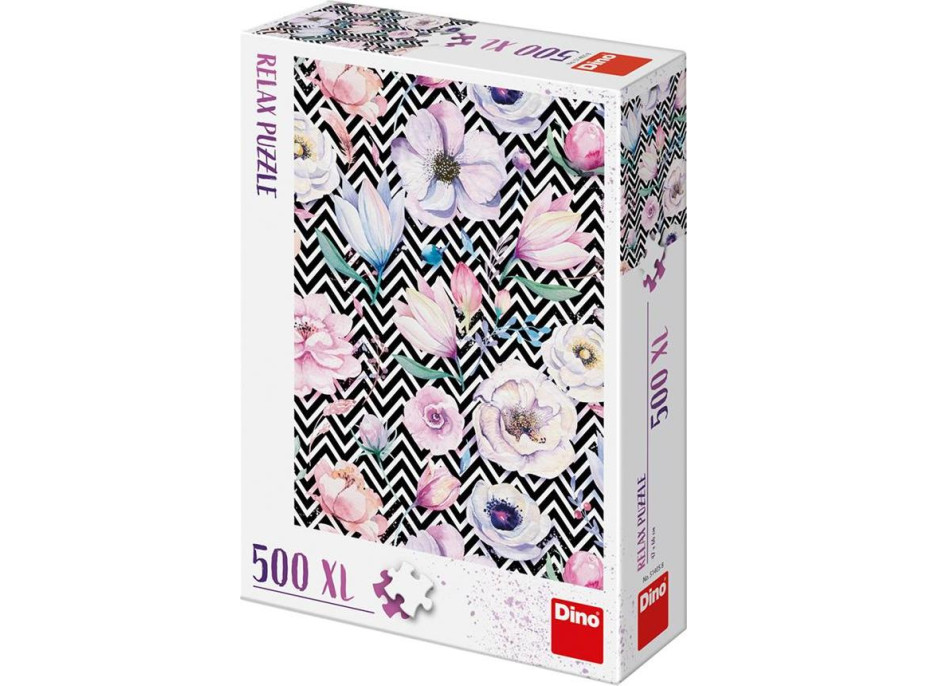 Dino Puzzle Kvety 500 XL dielikov