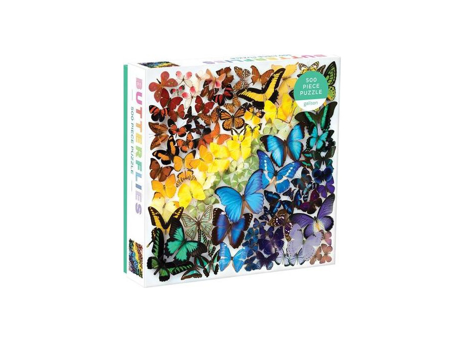 Galison Puzzle Dúhoví motýle 500 dielikov