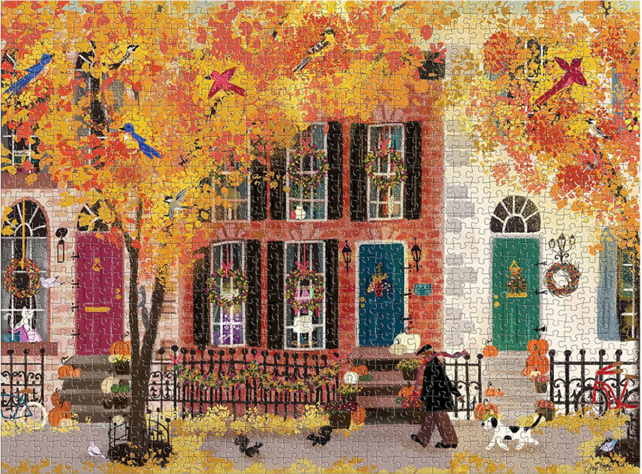Galison Puzzle Jeseň v susedstve 1000 dielikov