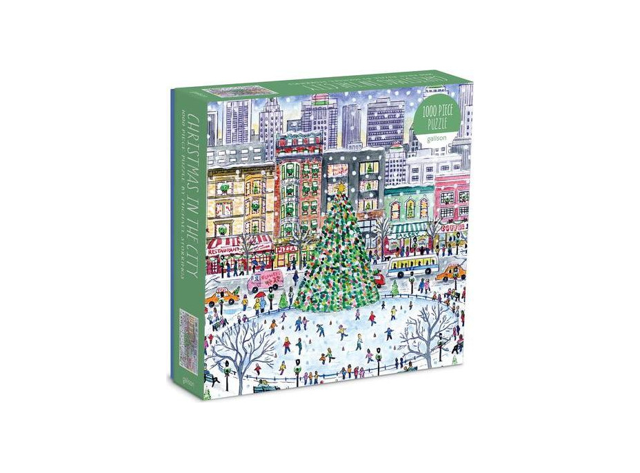 Galison Puzzle Vianoce v meste 1000 dielikov