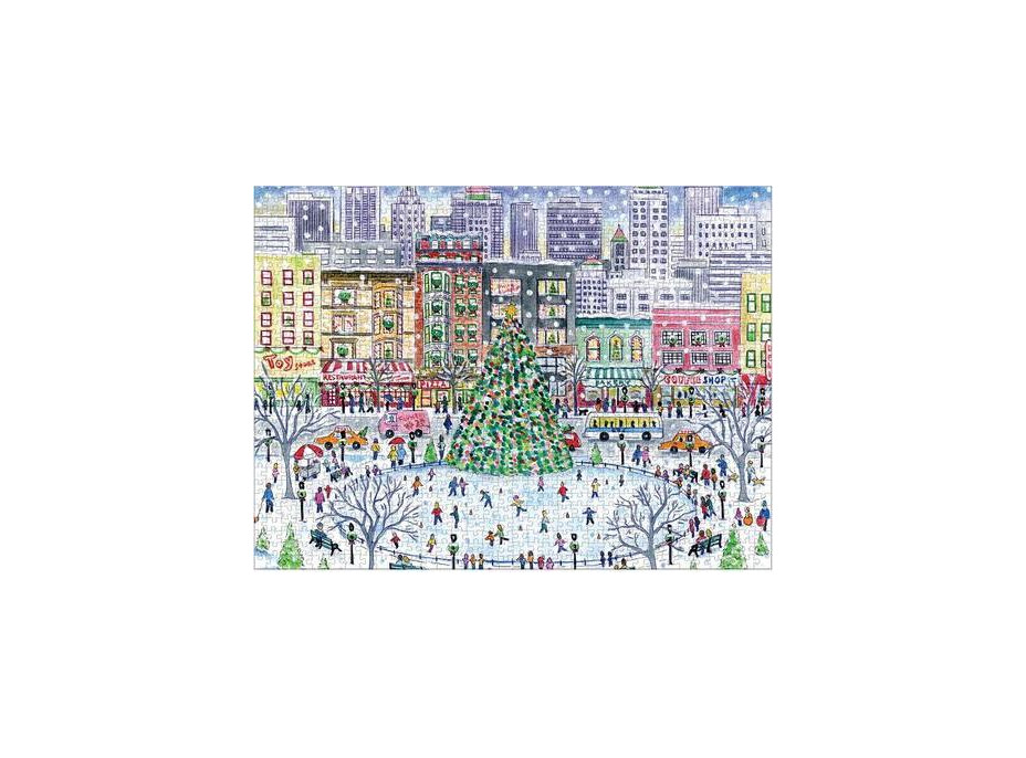 Galison Puzzle Vianoce v meste 1000 dielikov