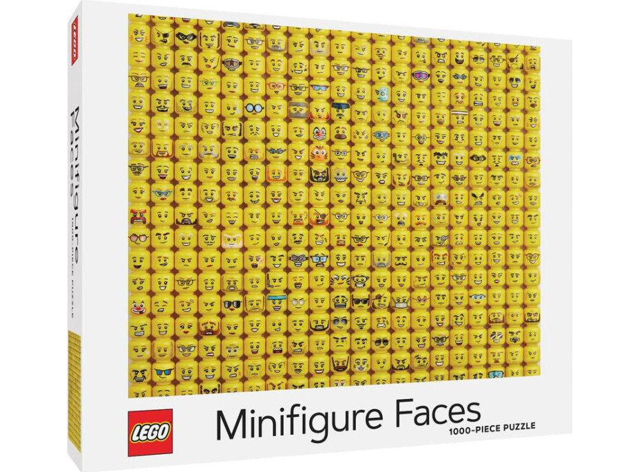 Chronicle Books Puzzle LEGO® Tváre minifigúrok 1000 dielikov