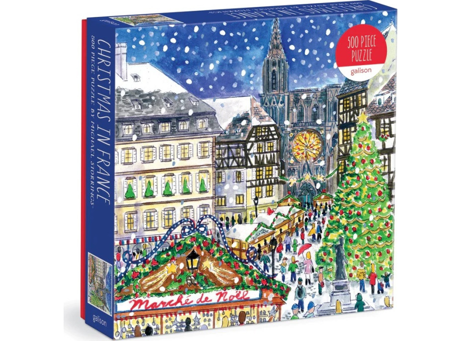 Galison Puzzle Vianoce vo Francúzsku 500 dielikov