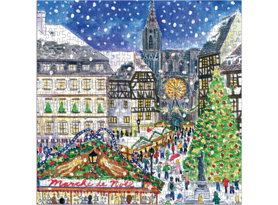 Galison Puzzle Vianoce vo Francúzsku 500 dielikov