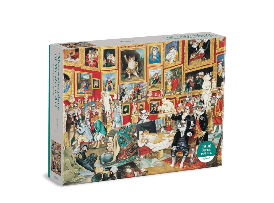 Galison Puzzle Tribuna Uffizi s mačkami 1500 dielikov