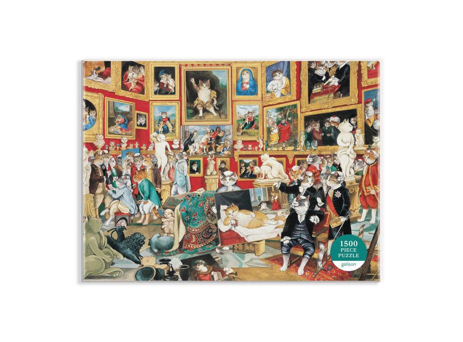 Galison Puzzle Tribuna Uffizi s mačkami 1500 dielikov