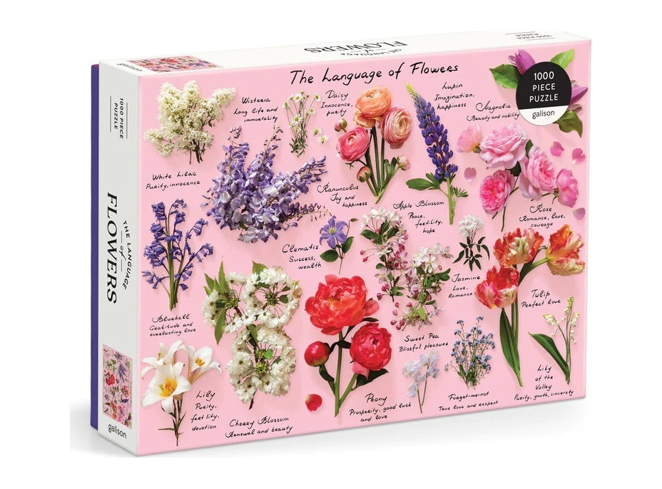 Galison Puzzle The language of flowers 1000 dielikov