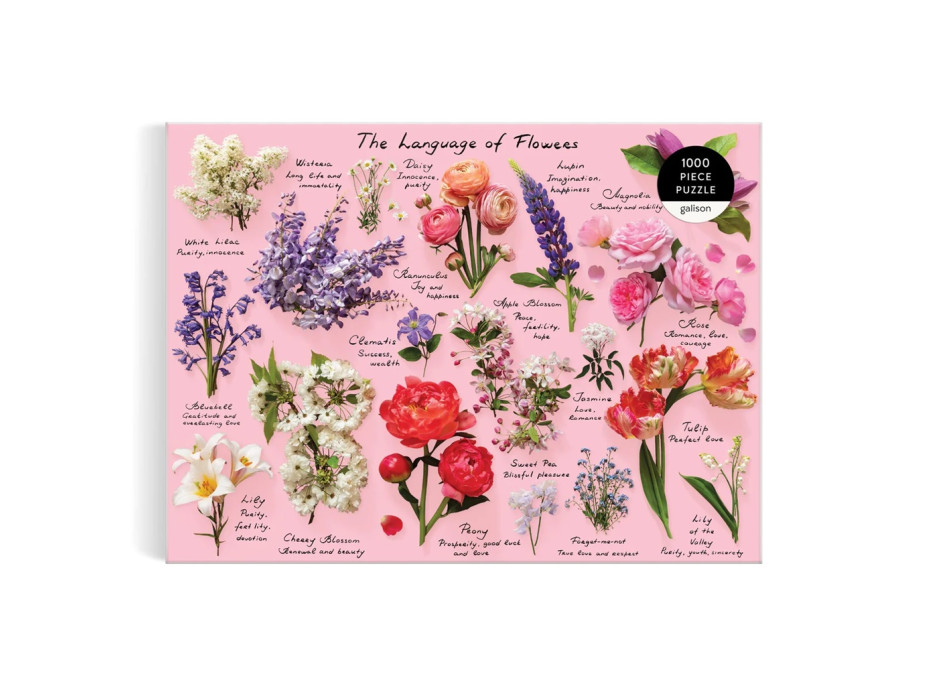 Galison Puzzle The language of flowers 1000 dielikov