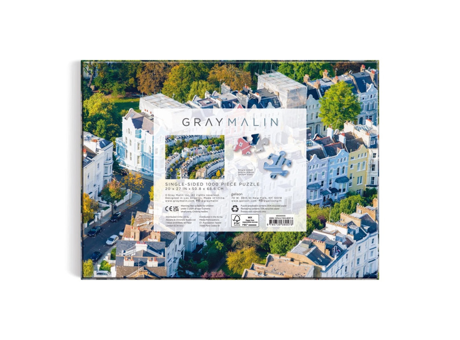 Galison Puzzle Grey Malin Notting Hill 1000 dielikov