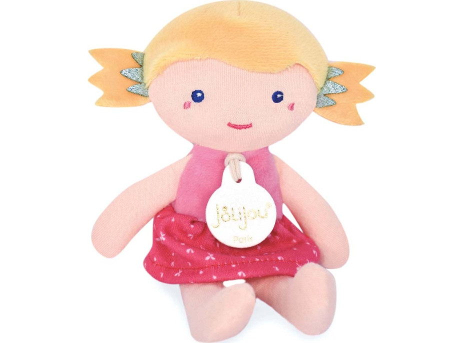 Doudou Jolijou Bábika Léa 16 cm ružová