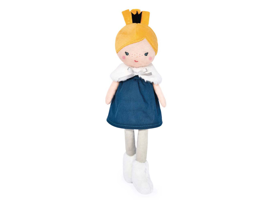 Doudou Jolijou Bábika Axelle 25 cm tmavo modrá