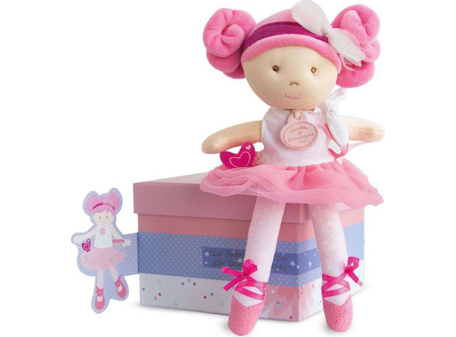 Doudou Jolijou Bábika mini baletka "Les Tutus" 23 cm