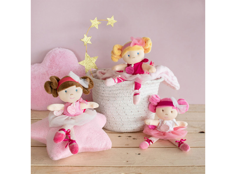 Doudou Jolijou Bábika mini baletka "Les Tutus" 23 cm