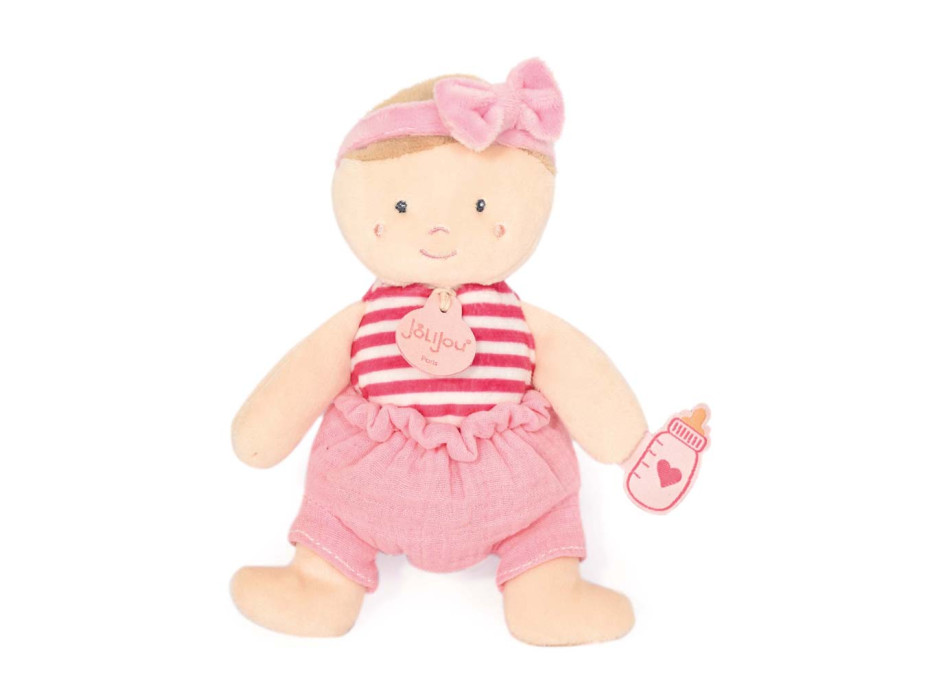 Doudou Jolijou Bábika 18 cm ružová