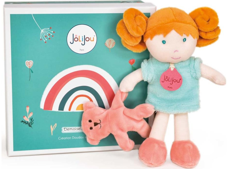 Doudou Jolijou Bábika Miss Mint 21 cm