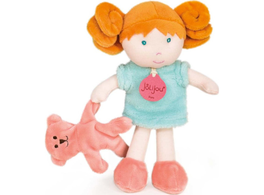 Doudou Jolijou Bábika Miss Mint 21 cm