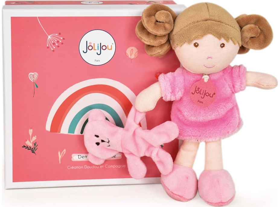 Doudou Jolijou Bábika Miss Rose 21 cm