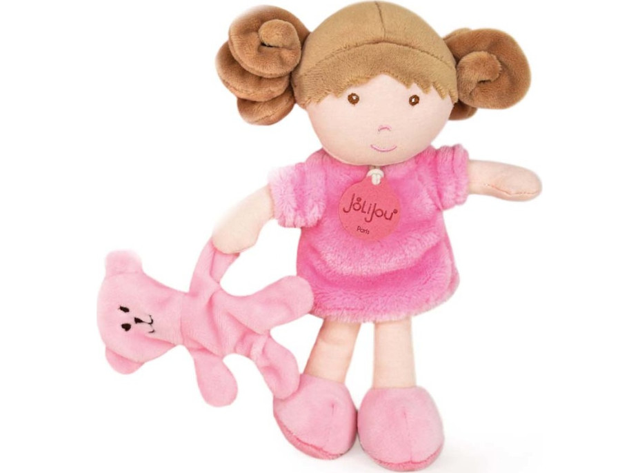 Doudou Jolijou Bábika Miss Rose 21 cm