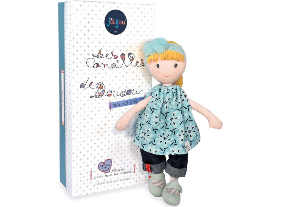 Doudou Jolijou Bábika Evy 36 cm