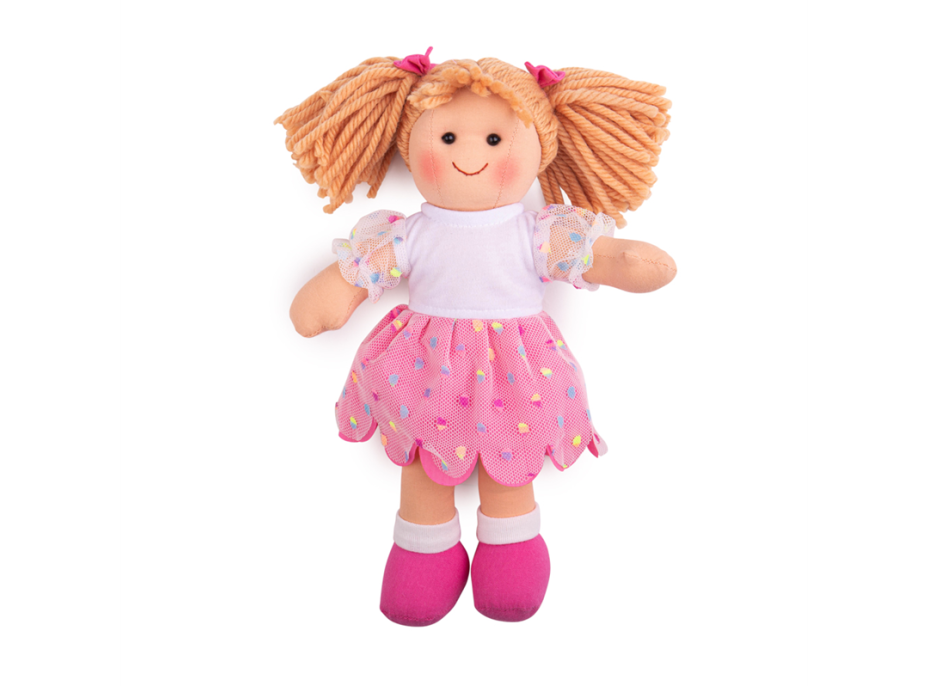 Bigjigs Toys Látková bábika Darcia 28 cm