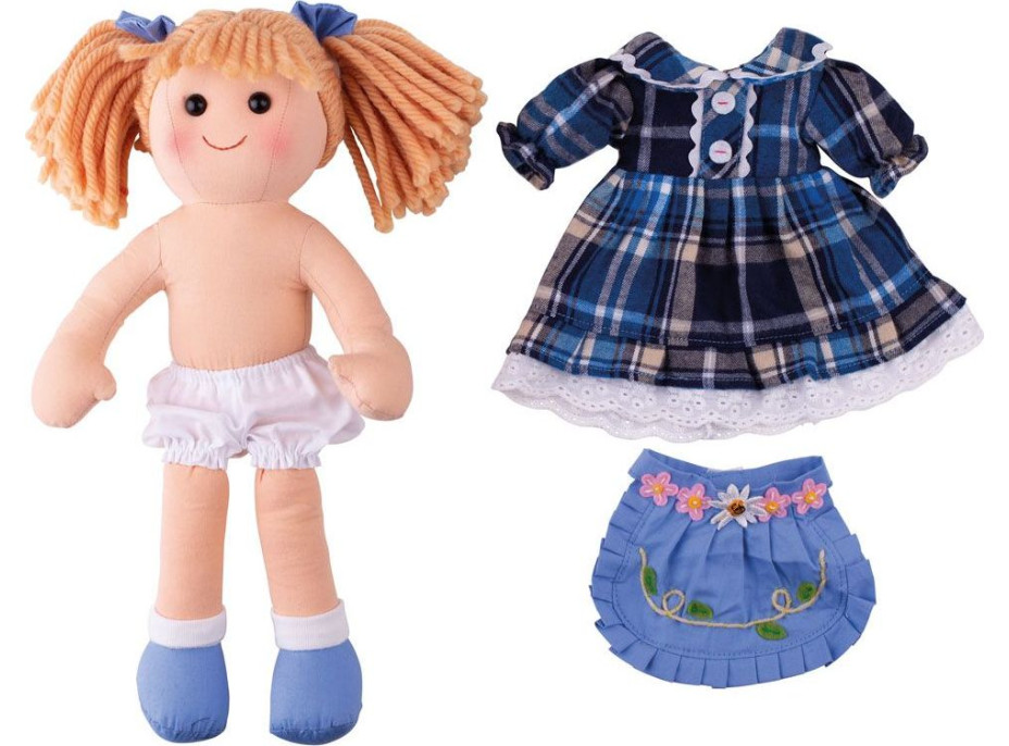 Bigjigs Toys Látková bábika Katie 34 cm