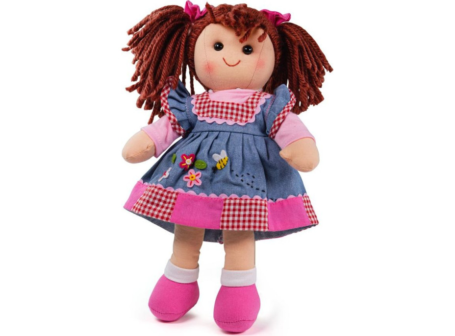 Bigjigs Toys Látková bábika Melody 34 cm