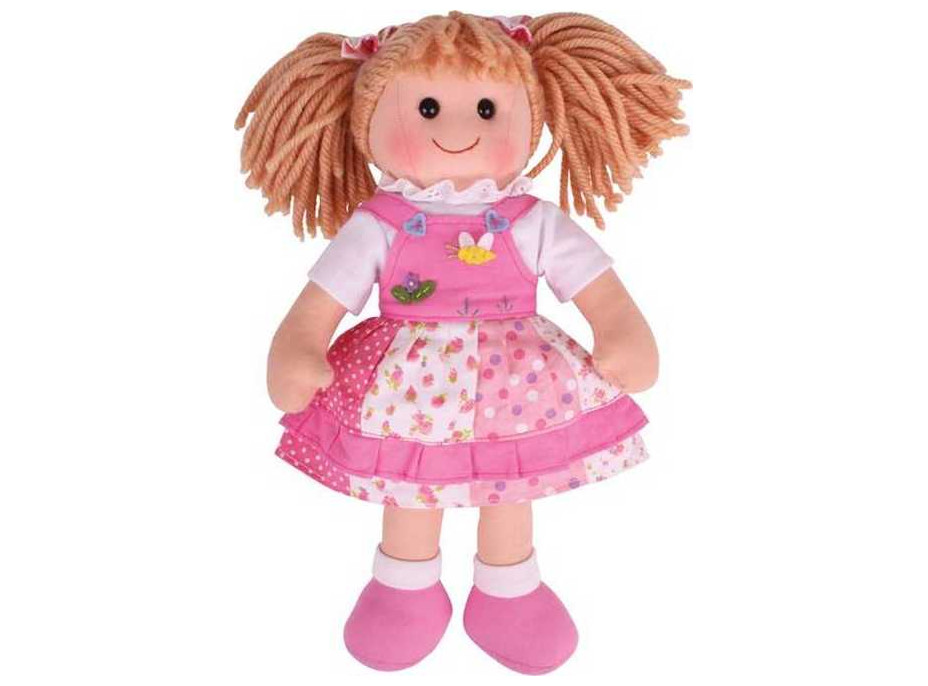 Bigjigs Toys Látková bábika Hayley 34 cm