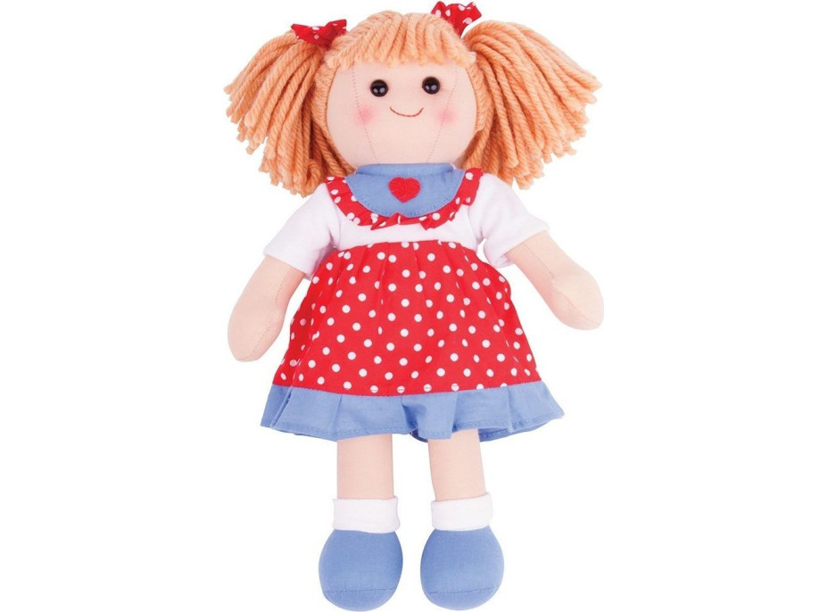 Bigjigs Toys Látková bábika Emily 34 cm