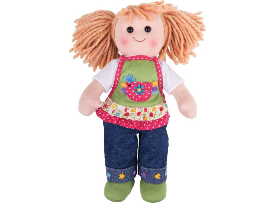 Bigjigs Toys Látková bábika Sophia 38 cm