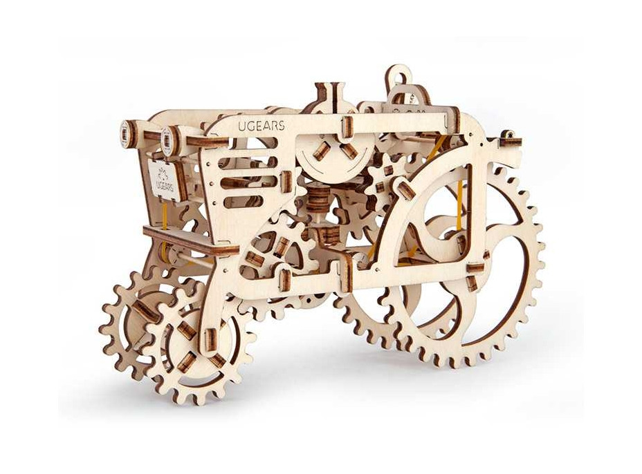 Ugears 3D drevené mechanické puzzle Traktor