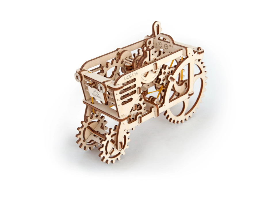 Ugears 3D drevené mechanické puzzle Traktor