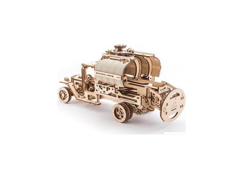 Ugears 3D drevené mechanické puzzle UGM-11 Nákladiak s cisternou