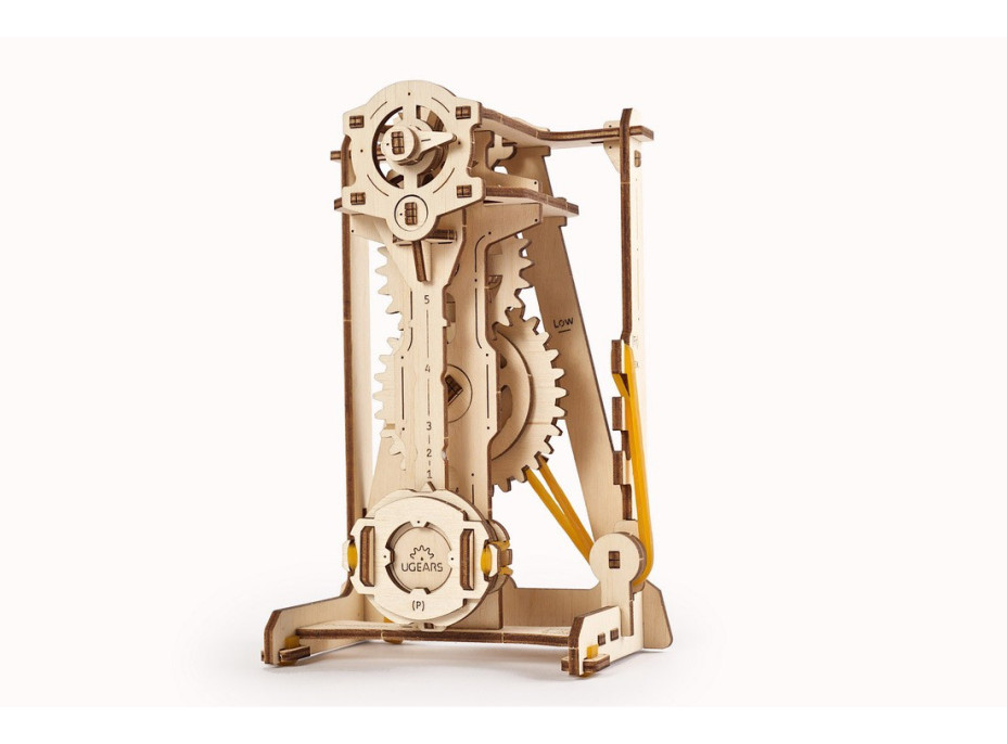 Ugears 3D drevené mechanické puzzle STEM výukové kyvadlo