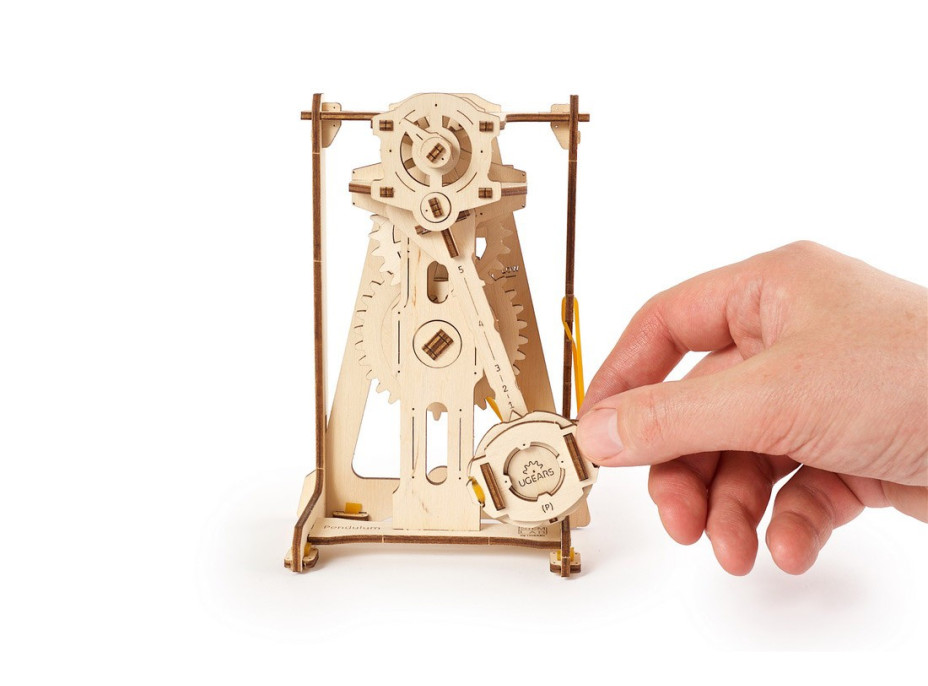 Ugears 3D drevené mechanické puzzle STEM výukové kyvadlo